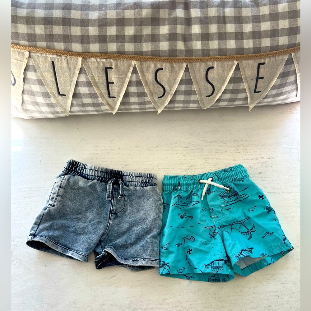 Bundle of baby 6M short and swim trunks